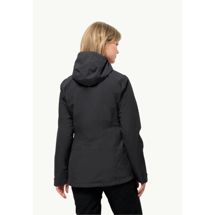 Женская куртка Jack Wolfskin Moonrise 3In1 Jkt W Black, s.S