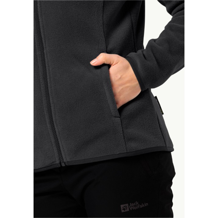 Женская толстовка Jack Wolfskin Moonrise Fz W Black, s.M