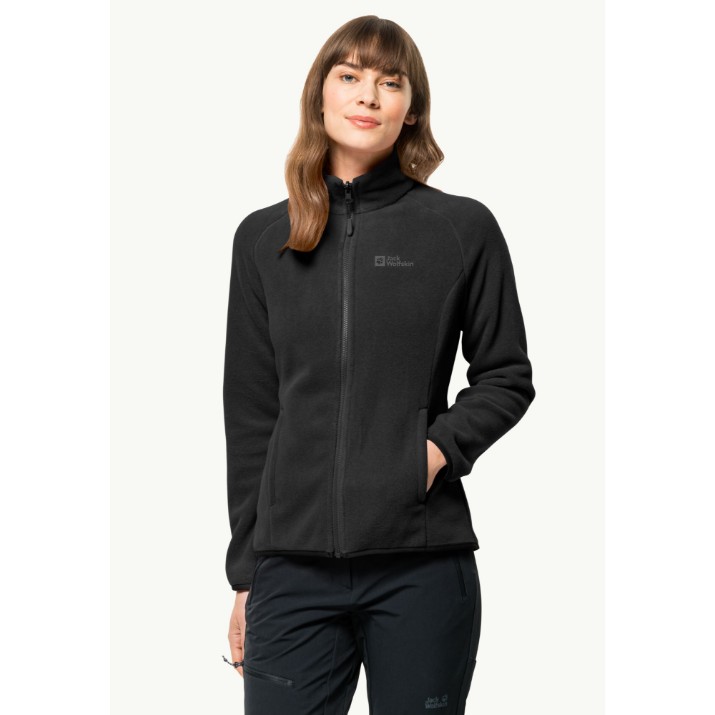 Женская толстовка Jack Wolfskin Moonrise Fz W Black, s.S