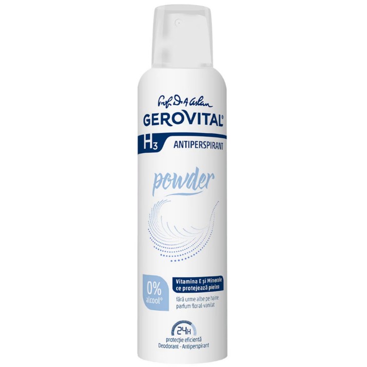Антиперспирант Gerovital H3 Powder 150ml