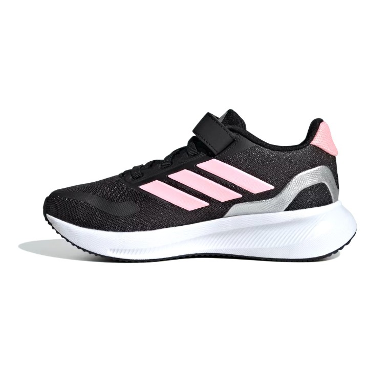 Кроссовки детские Adidas Runfalcon 5 El C Core Black/Pink Spark/Silver Metallic, s.30