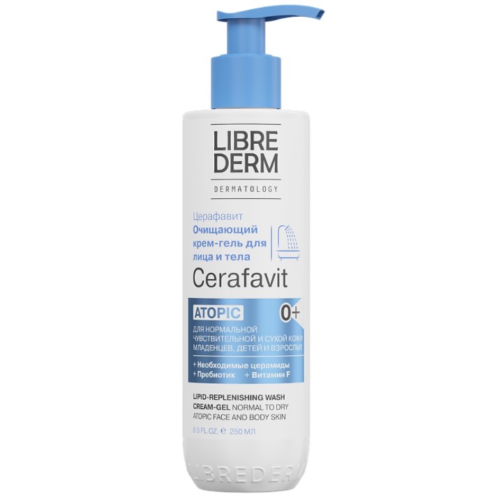 Гель для душа Librederm Cerafavit Atopic 0+ 250ml