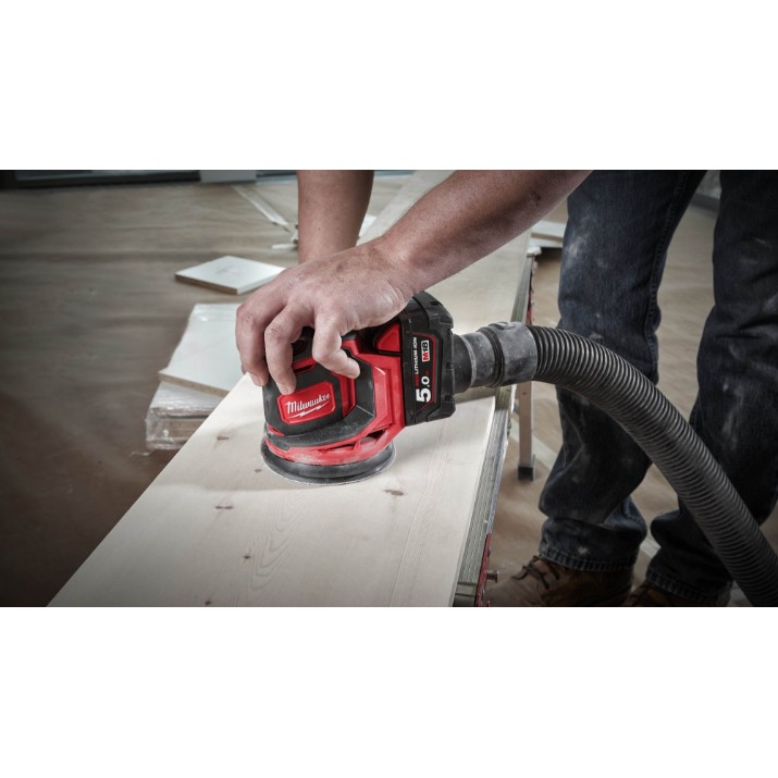 Şlefuitor cu excentric Milwaukee M18BOS125-0 (4933464228)