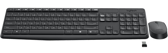 Set Logitech MK235 RU Grey