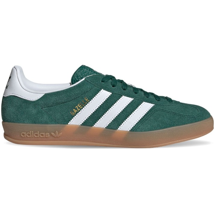 Ghete pentru bărbați Adidas Gazelle Indoor Collegiate Green/Cloud White/Gum, s.42.5
