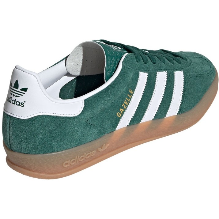 Ghete pentru bărbați Adidas Gazelle Indoor Collegiate Green/Cloud White/Gum, s.42.5