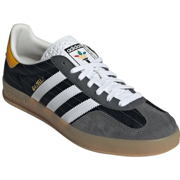 Кеды мужские Adidas Gazelle Indoor Core Black/Cloud White/Gum, s.42.5