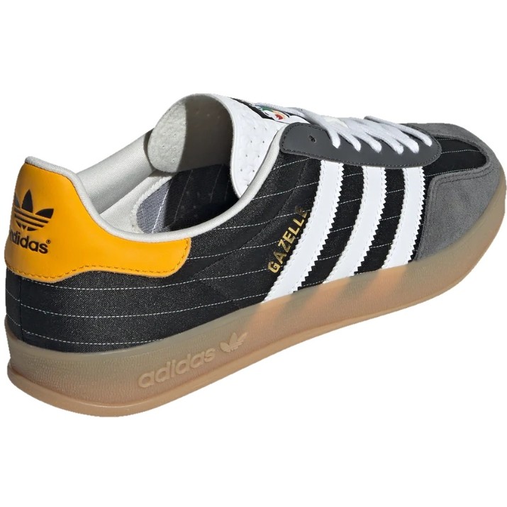 Кеды мужские Adidas Gazelle Indoor Core Black/Cloud White/Gum, s.42.5