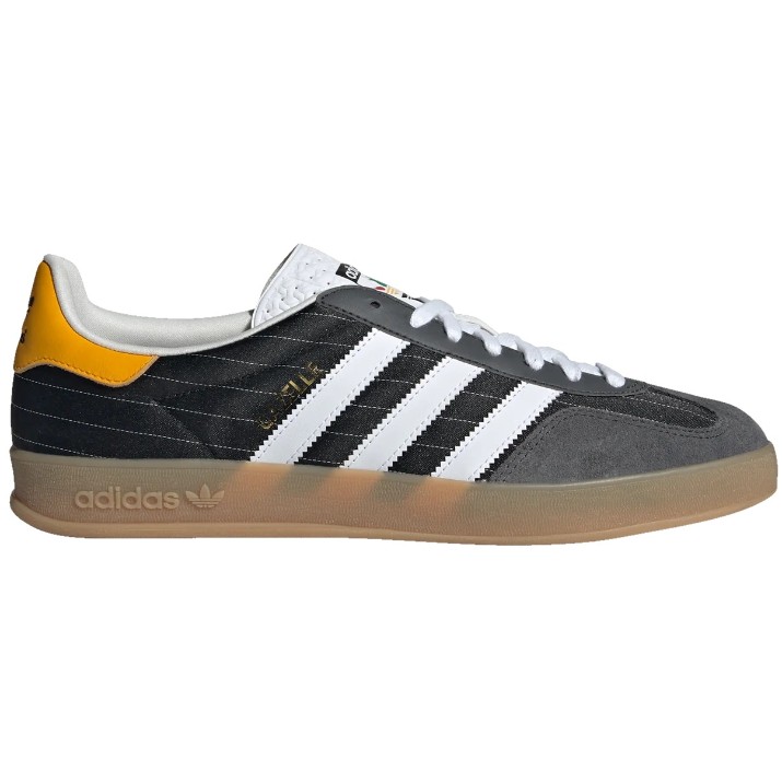 Ghete pentru bărbați Adidas Gazelle Indoor Core Black/Cloud White/Gum, s.44