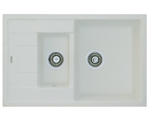 Chiuvetă de bucătărie Fabiano Classic 78x50x15 Alpine White