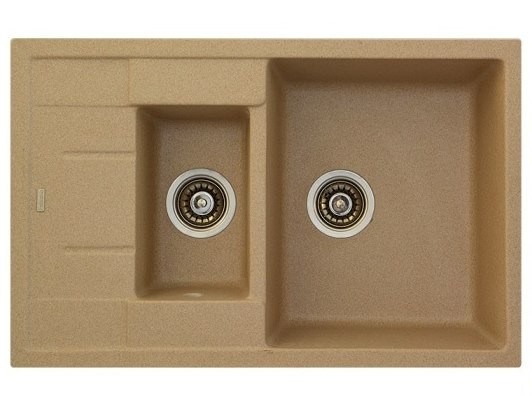 Chiuvetă de bucătărie Fabiano Classic 78x50x15 Beige