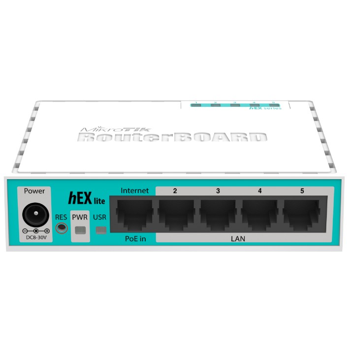 Маршрутизатор MikroTik hEX lite (RB750r2)