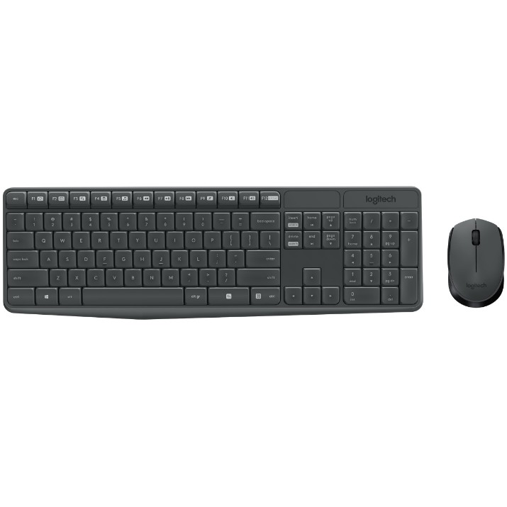Комплект Logitech MK235 EN Grey