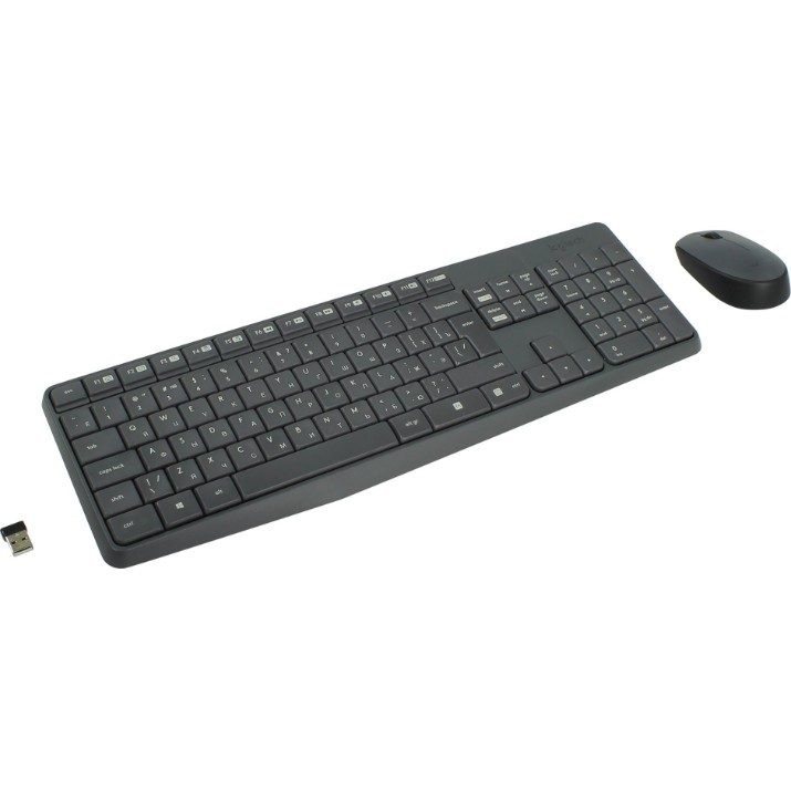 Комплект Logitech MK235 EN Grey