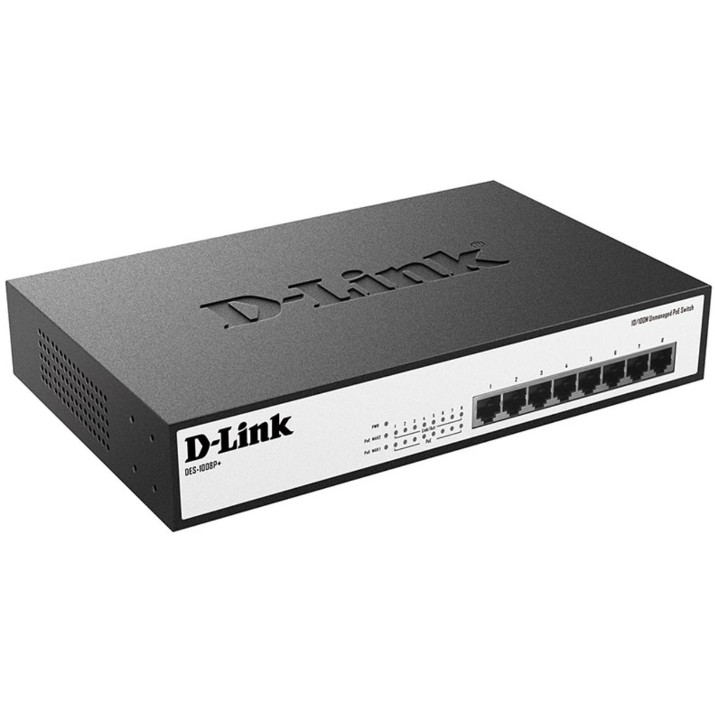 Коммутатор D-link DES-1008P+/A1A