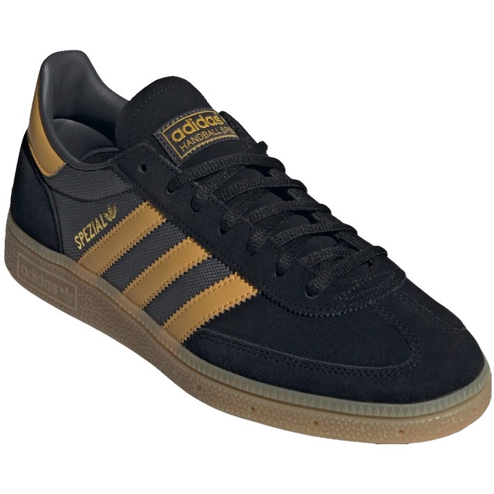 Ghete pentru bărbați Adidas Handball Spezial Core Black/Preloved Yellow/Grey Six, s.43.5