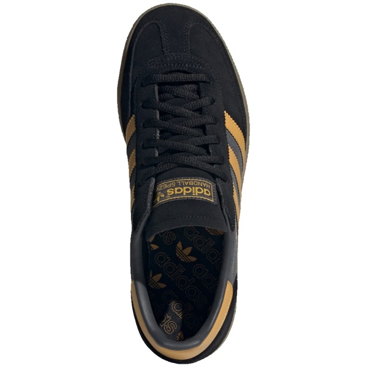 Кеды мужские Adidas Handball Spezial Core Black/Preloved Yellow/Grey Six, s.44.5