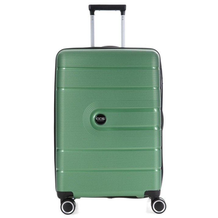 Чемодан CCS 5241 S Metalic Green