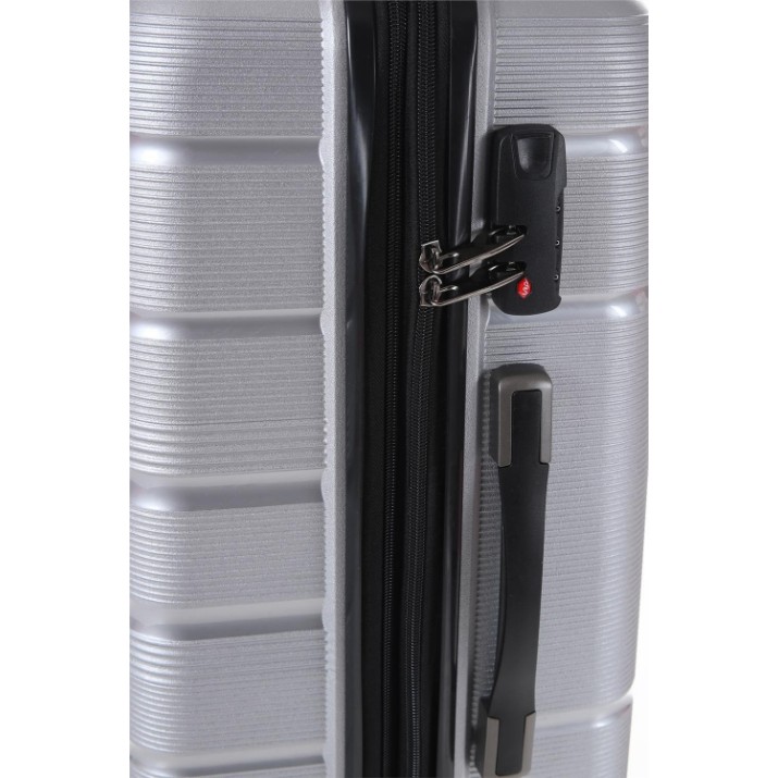 Valiză CCS 5241 L Silver