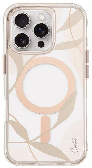 Husa de protecție Uniq Case for iPhone 16 Pro Coehl with Magclick Charging Verdure Sping Blossom