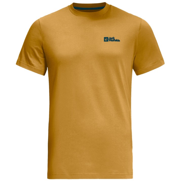 Tricou bărbătesc Jack Wolfskin Essential T M Mustard, s.XXL