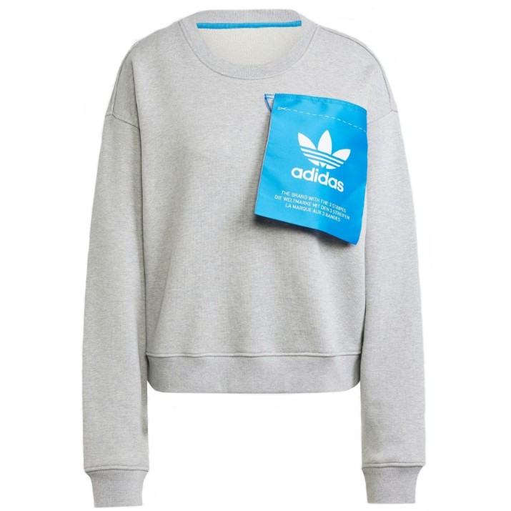 Hanorac damă Adidas Ksenia Tag Swt Medium Grey Heather, s.XS