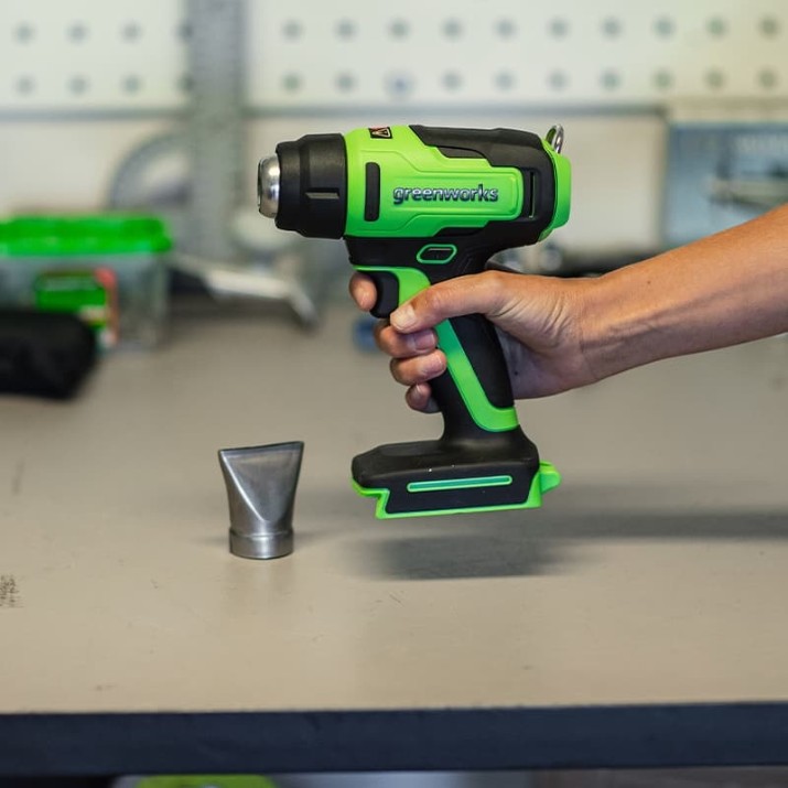 Строительный фен Greenworks G24HG