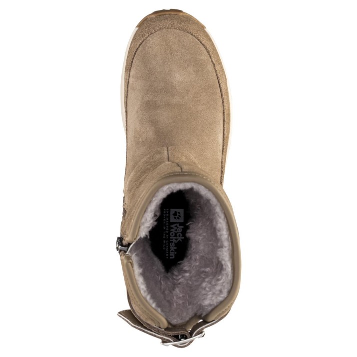 Bocanci pentru dame Jack Wolfskin Queenstown Texapore Boot H W Beige, s.38