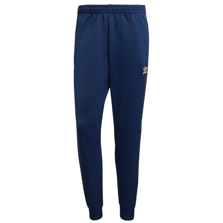 Pantaloni spotivi pentru bărbați Adidas Adicolor Classics Sst Track Pants Night Indigo/Better Scarlet, s.XL