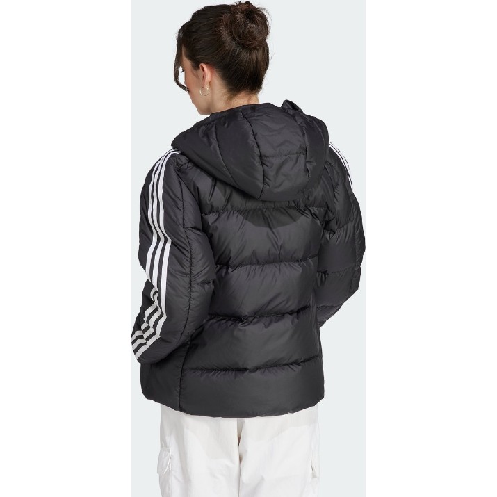 Geacă pentru dame Adidas W Ess M D Ho J Black, s.M