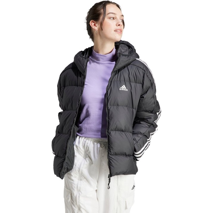 Geacă pentru dame Adidas W Ess M D Ho J Black, s.M