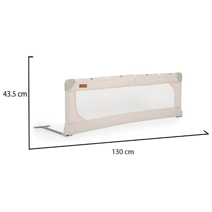 Защитный барьер для кроватки Moni Linen 130cm Beige