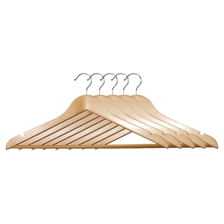 Вешалки-плечики Kesper Wood 67135 5pcs