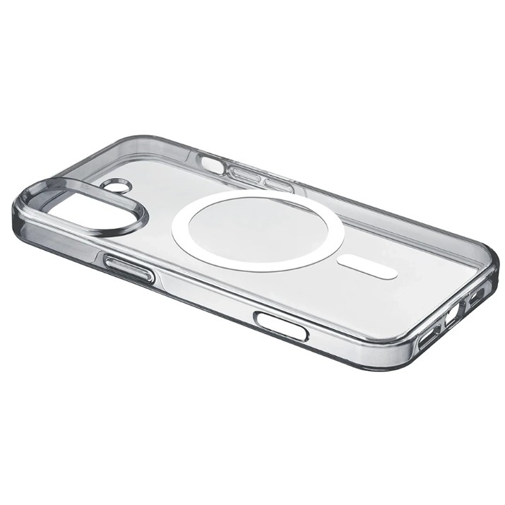 Husa de protecție CellularLine iPhone 16 Gloss Mag Case Transparent