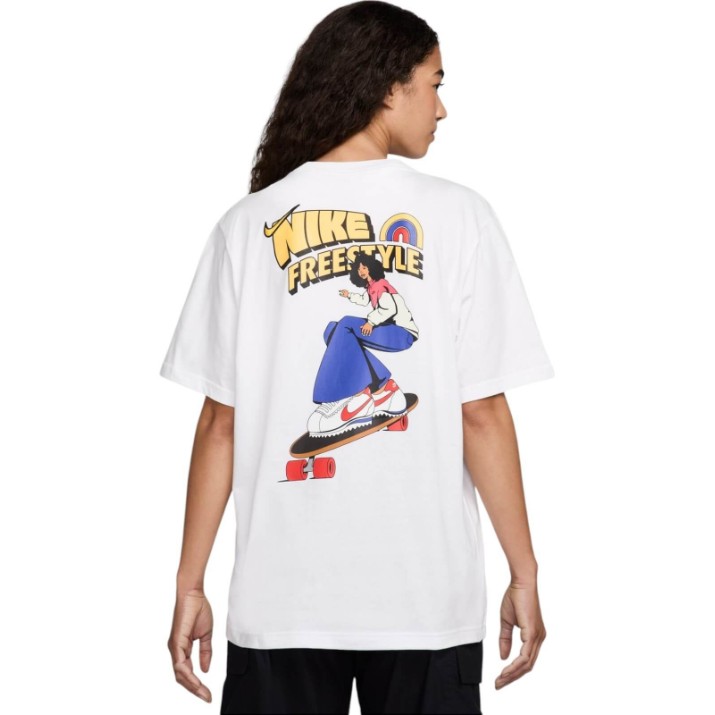 Tricou de dame Nike W Nsw Ss Tee Vintage Dna White, s.M