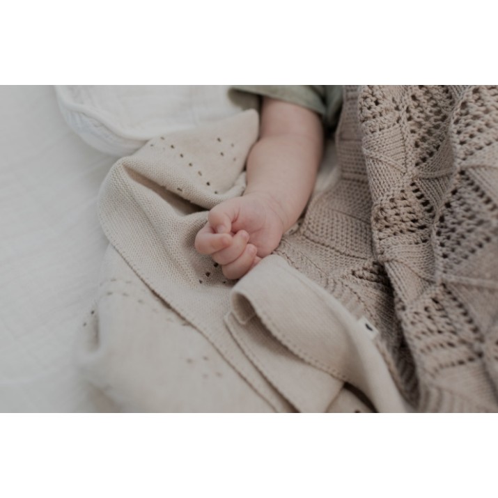 Одеяло для малышей BIBS Pointelle Vanilla (9416245)