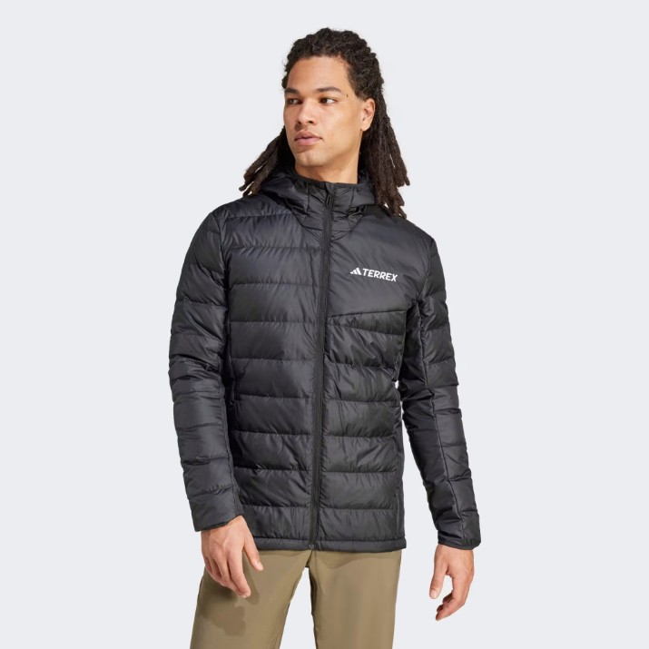 Geacă pentru bărbați Adidas Mt Down Ho J Black, s.XXL