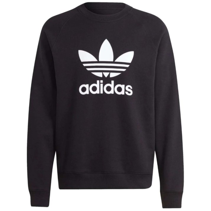 Hanorac pentru bărbați Adidas Trefoil Crew Black, s.L