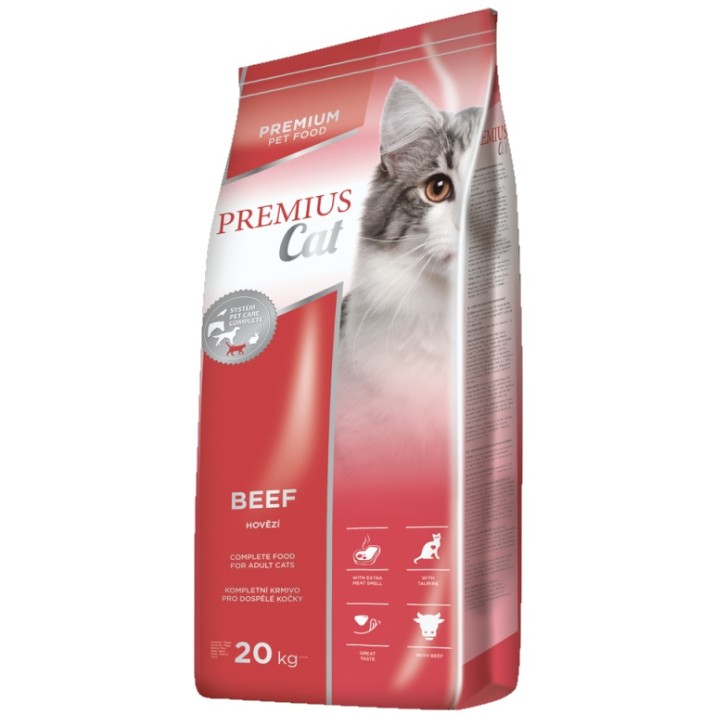 Сухой корм для кошек Premius Cat Beef 20kg