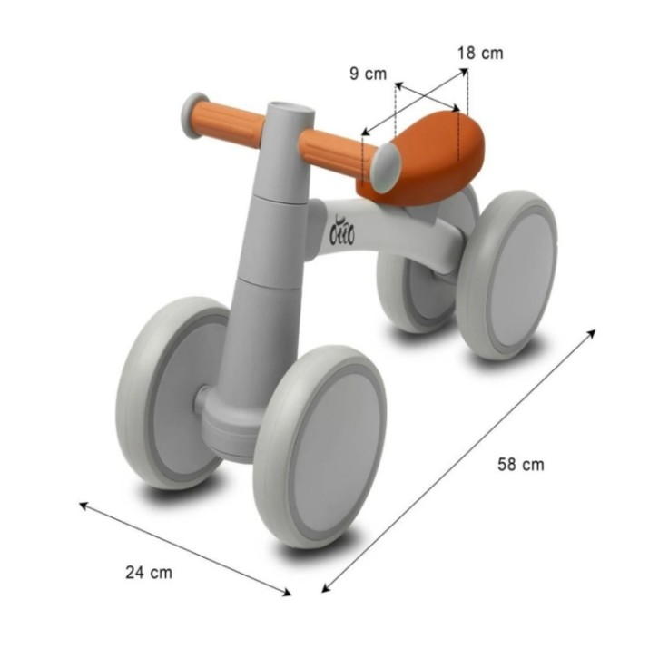 Bicicleta fără pedale Caretero Otto Green