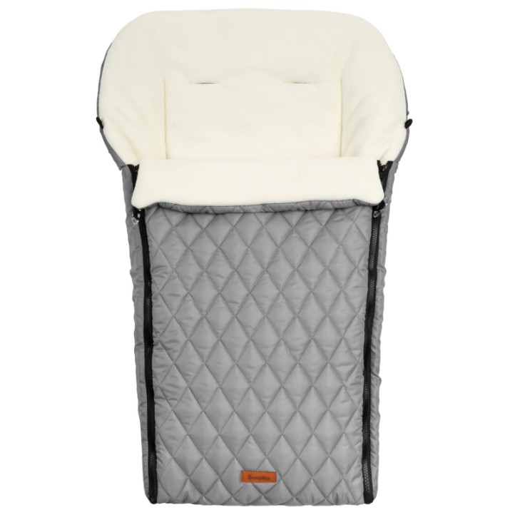 Детский зимний чехол Sensillo Quilted Polar Romper Grey (92103)