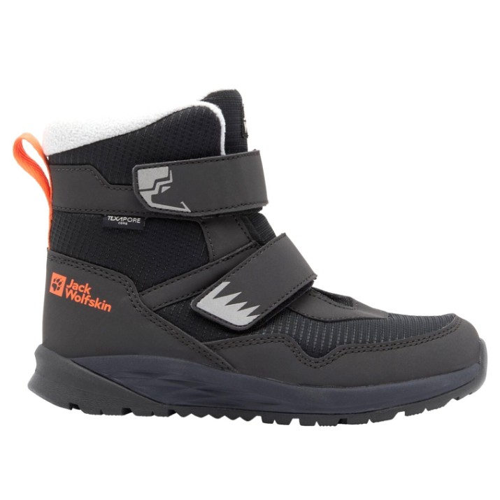 Bocanci pentru copii Jack Wolfskin Polar Bear-B Texapore Mid Vc K Phantom, s.34