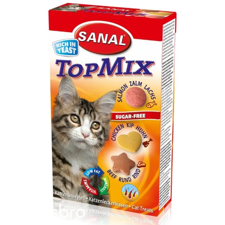 Snackuri pentru pisici Sanal Cat TopMix 50g