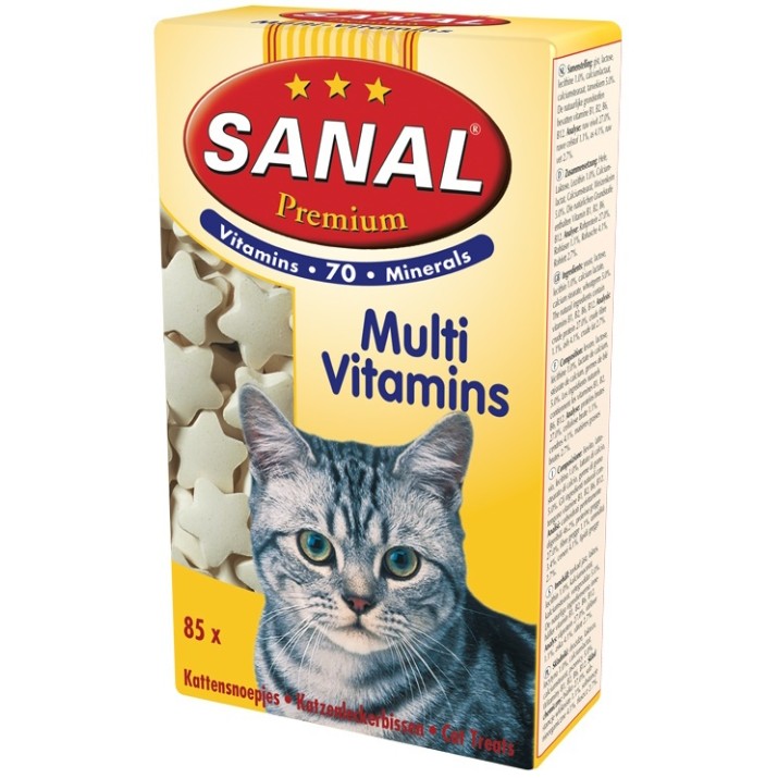 Лакомства для кошек Sanal Premium Multi Vitamins 50g