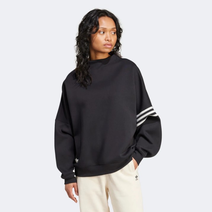 Hanorac damă Adidas Neucl Ovs Sweat Black, s.S