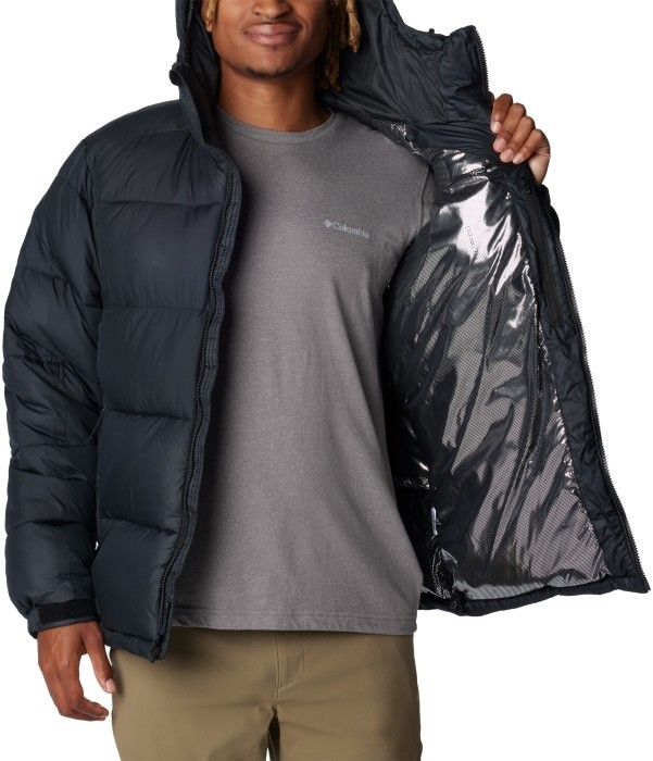 Geacă pentru bărbați Columbia Pike Lake II Hooded Jacket Black, s.L