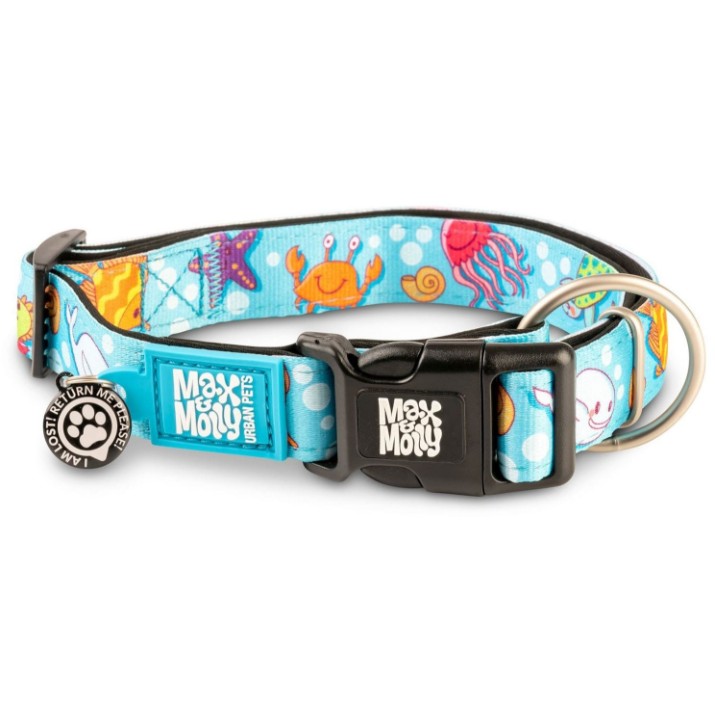 Zgardă Max & Molly Smart ID Blue Ocean 222082 S