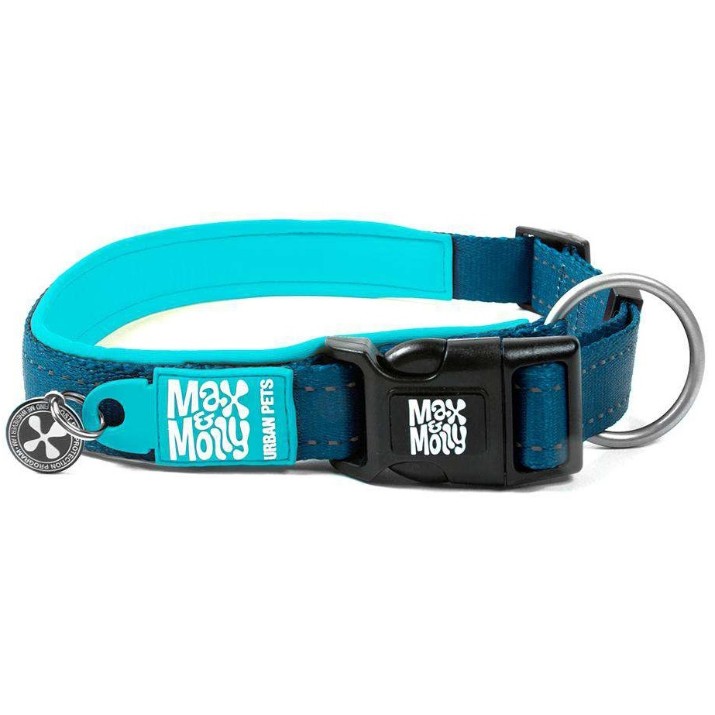 Zgardă Max & Molly Smart ID Matrix Sky Blue 215084 L