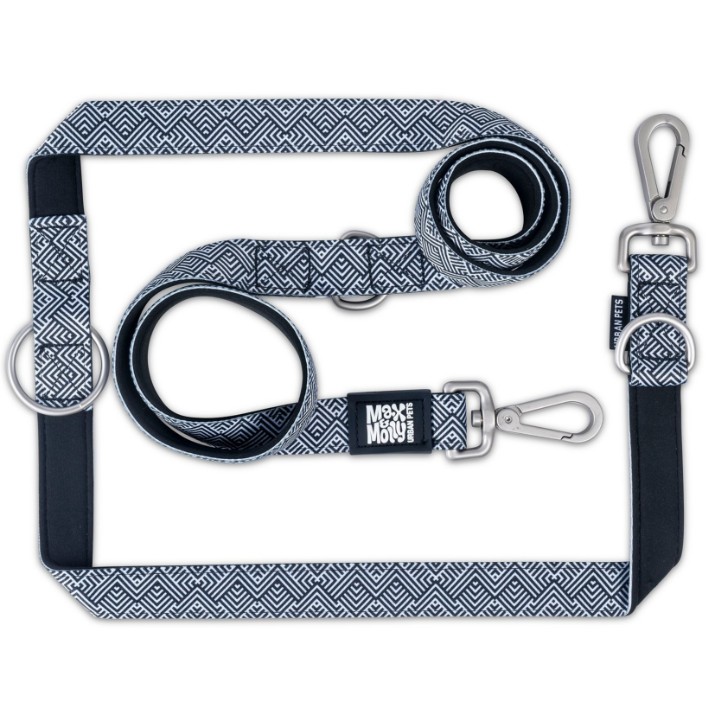 Поводок Max & Molly Multi-Function Mykonos Black 229012 L