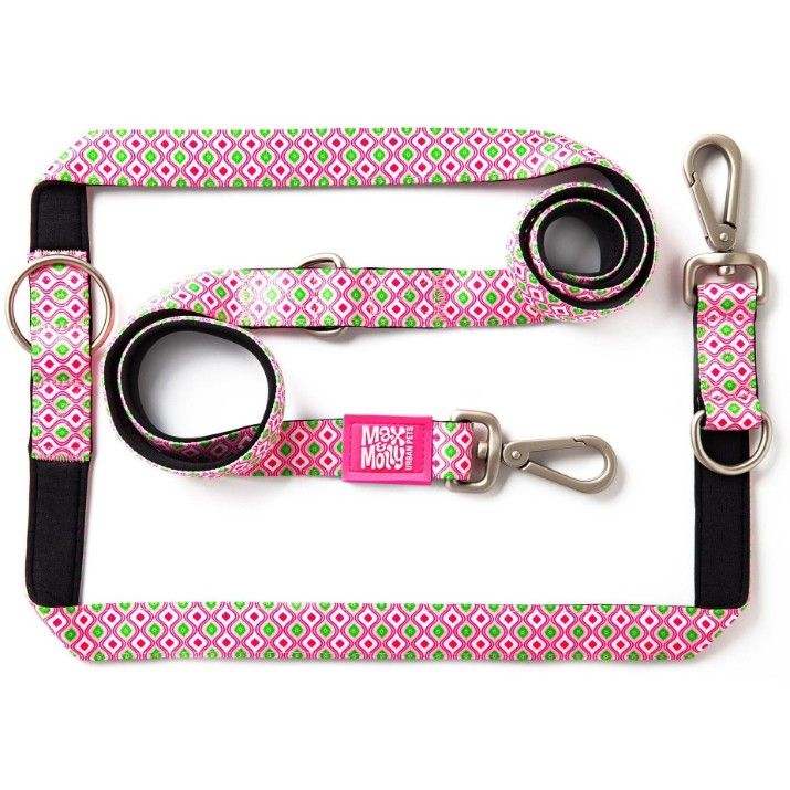 Lesă Max & Molly Multi-Function Retro Pink 193010 S